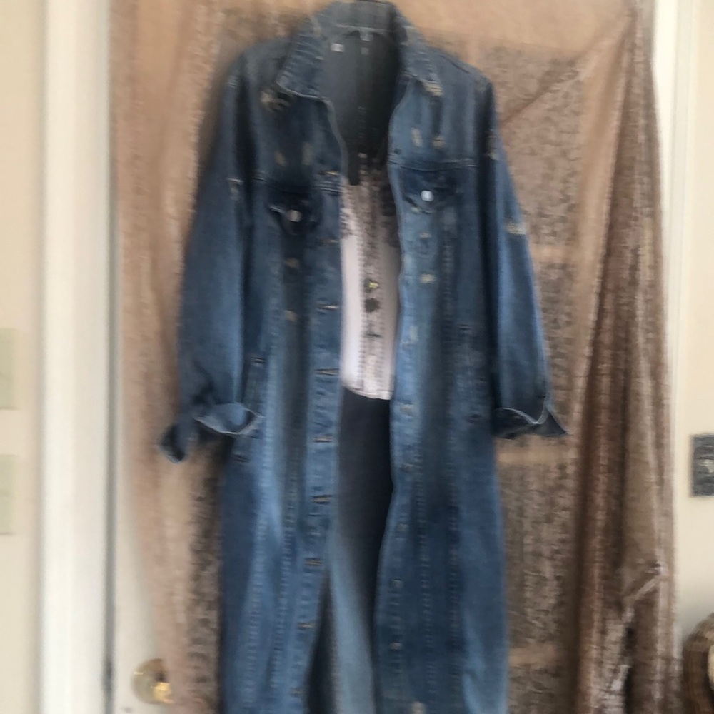 Duster Denim Jacket - image 4